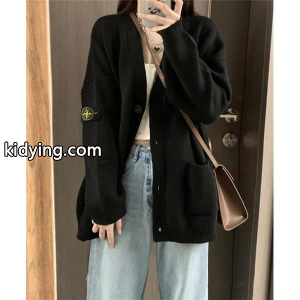 着回し自在 ミニマル STONE ISLAND ストーンアイランド コピー ニットカーディガン 柔らか質感-2