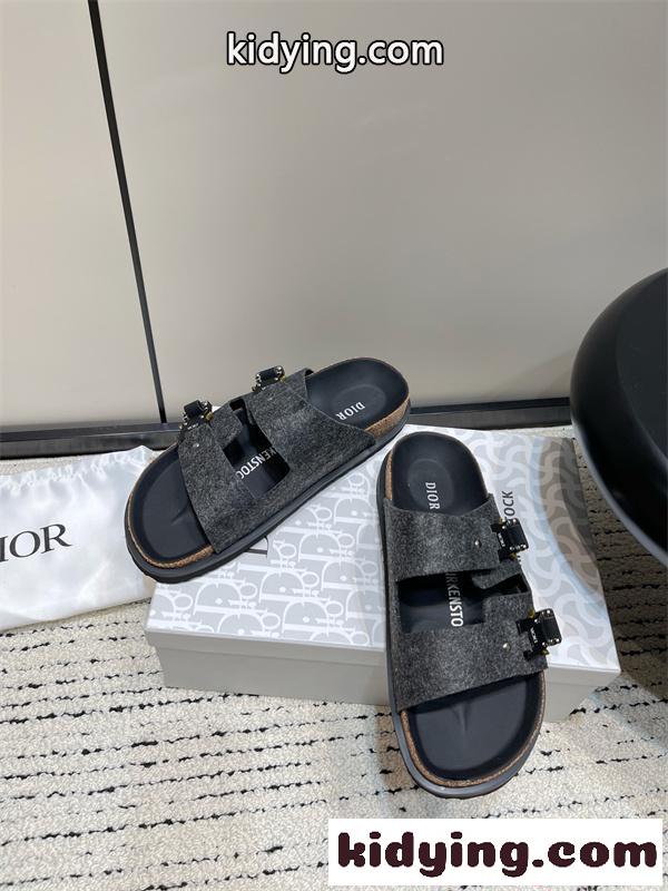 Dior×BIRKENSTOCK Savoir-Faire.Tokioディオールサンダルコピー大人気 ブラック コーデ 激安-1