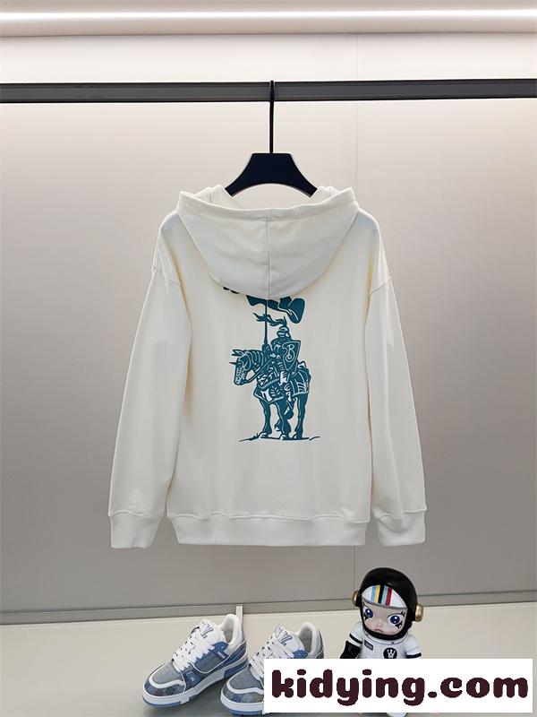 BURBERRY バーバリー コピー 洗練 刺繍 パーカー ゆったり 2026新作 トレンド-1