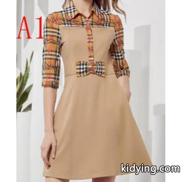 ワンピース 3色可選 2019年の夏のマスト リラックス感のあるゆったり バーバリー BURBERRY_ワンピース_レディースファッション_スーパーコピーブランド激安通販 専門店-0