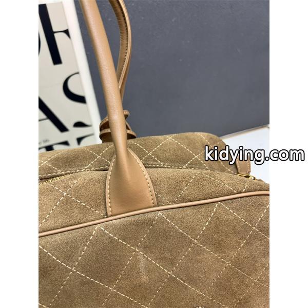 2025秋冬 CHANEL シャネル コピー トレンド 上品 ブラック スエード 通勤 人気 大容量 ハンドバッグ-3