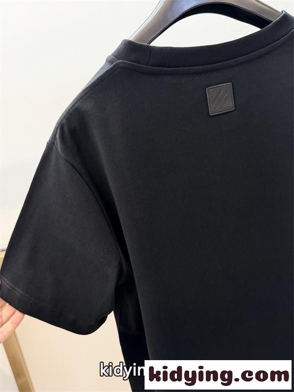 ルイヴィトンtシャツコピー☆2026SS最新作☆ LOUIS VUITTON Marque L.Vuitton Deposeeオシャレ男女兼用-5