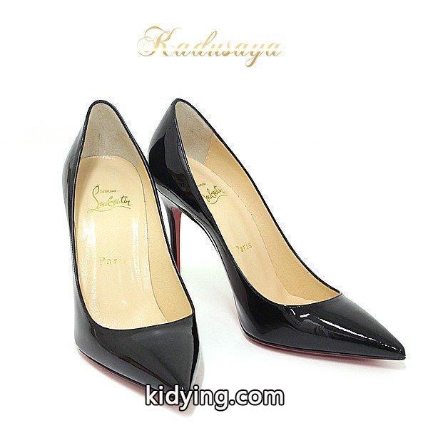 クリスチャンルブタン CHRISTIAN LOUBOUTIN パンプス Decollete 554 100mm ブラック パテントレザー 365(235cm）3120836 BK01 未使用品 :F-57615:質かづさや - 通販ショッピング-0