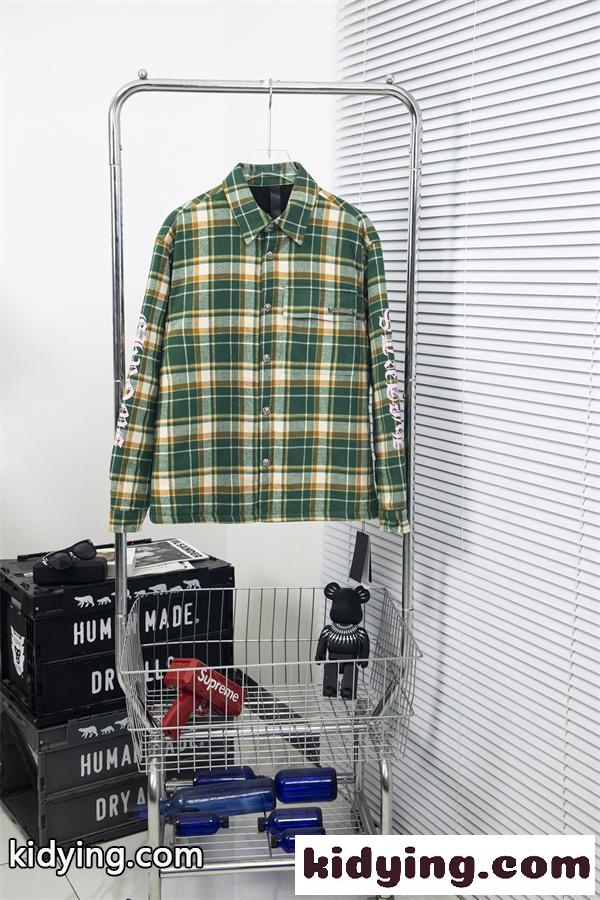 激安 チェックシャツ クロムハーツ コピー CHROME HEARTS 男女兼用 ペアルック オーバーサイズ カジュアル おしゃれ トレンド-7