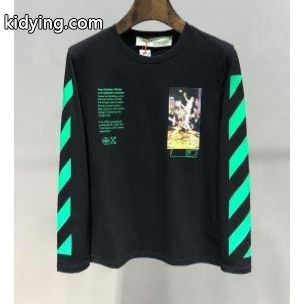 Off-White オフホワイト 長袖Tシャツ 2色可選 春夏2019年の最新アイテム 大人感漂う春夏新作_Off-White オフホワイト_ブランド コピー 激安(日本最大級)-1