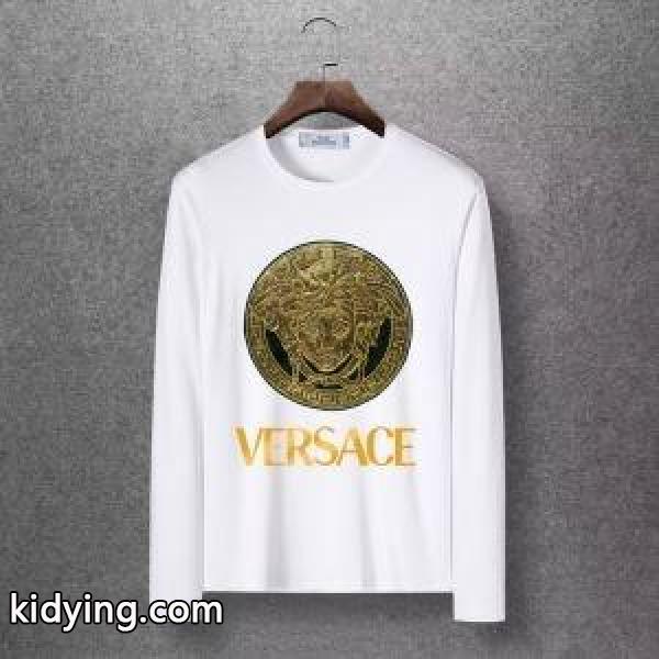 2019秋冬の必需品 ヴェルサーチ VERSACE 長袖Tシャツ 4色可選 落ち着いたコーデが楽しもう_ヴェルサーチ VERSACE_ブランド コピー 激安(日本最大級)-3