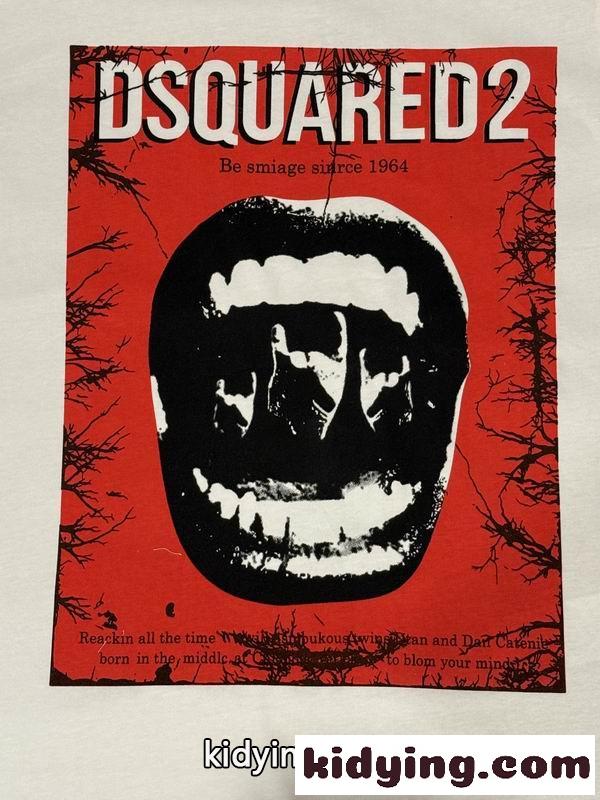 2026トレンドディースクエアード TシャツコピーDsquared2 オーバーサイズシルエット メンズ半袖-2