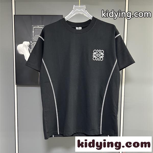 半袖Tシャツ 切替ライン ロゴアクセント スポーティー仕様 LOEWE ロエベ コピー-0