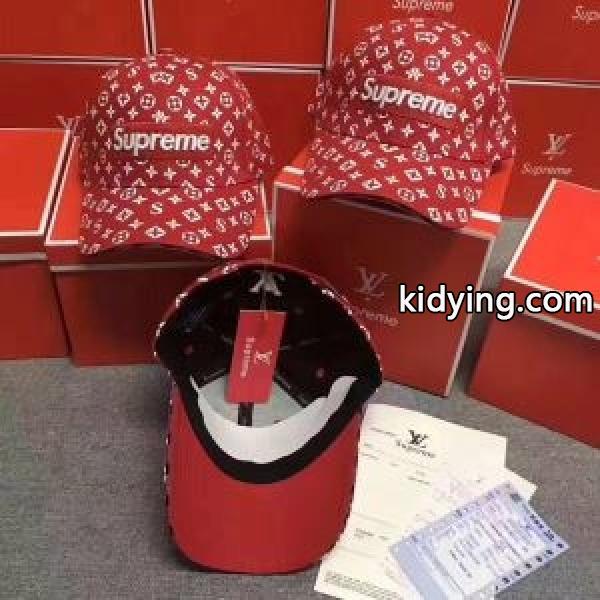 総合ランク高きアイテムのSUPREMEシュプリームスーパーコピーの男女兼用キャップブラック、ピンク、赤色、ホワイト4色～_帽子 マフラー セット_メンズファッション_スーパーコピーブランド激安通販 専門店-0