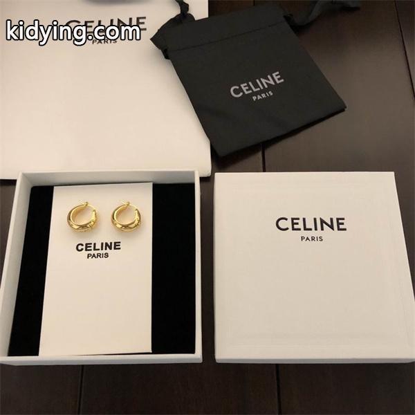 高級感あふれる輝き セリーヌ CELINE コピー 2025秋冬新作 ゴールド トリオンフフープ ピアス-3
