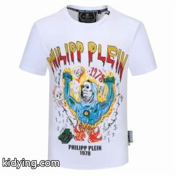 上品にもカジュアルにも 2色可選 半袖Tシャツ 心躍る春夏ファッション フィリッププレイン PHILIPP PLEIN_フィリッププレイン PHILIPP PLEIN_ブランド コピー 激安(日本最大級)-1