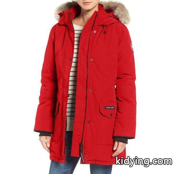カナダグース パーカー・スウェットシャツ アウター レディース Canada Goose Trillium Fusion Fit Hooded Parka with Genuine Coyote Fur Trim Red :36-1j9tp586sz-11f7:asty-shop2 - 通販ショッピング-0