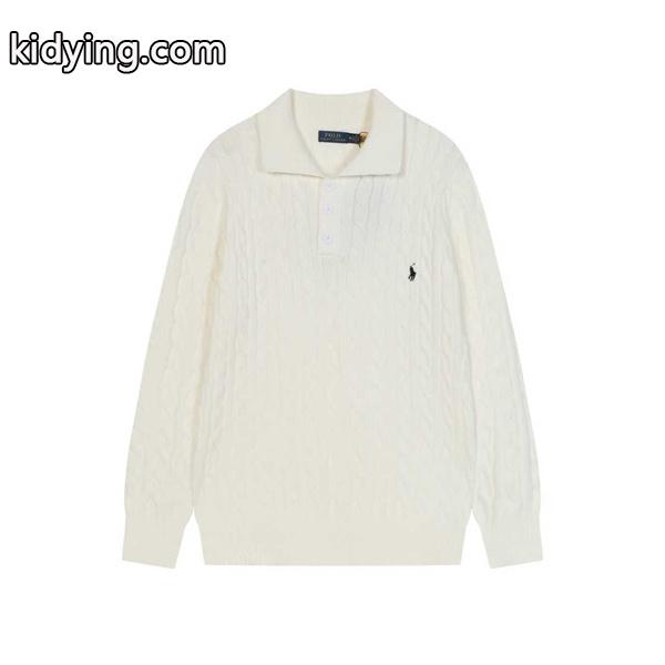 Polo Ralph Lauren ポロ ラルフローレン コピー ニット ポロシャツ メンズ 長袖 セーター 秋冬 シンプル-0