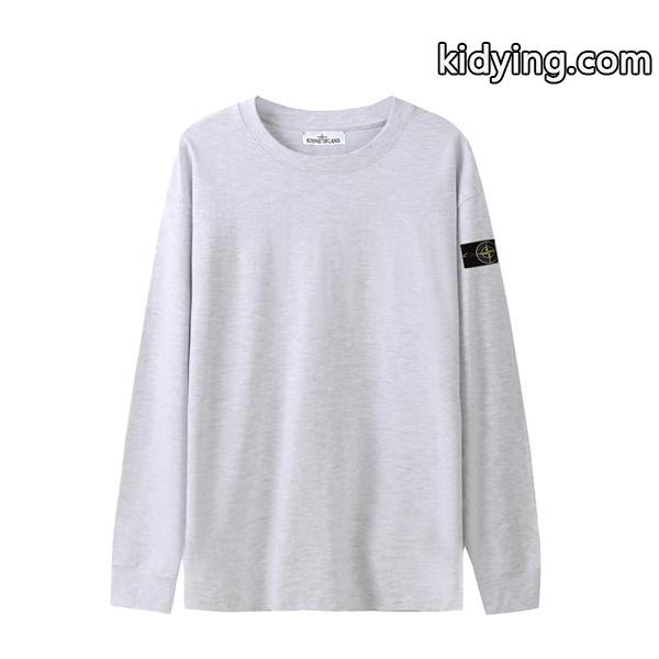 STONE ISLAND ストーンアイランド コピー 軽快着用 ロングスリーブ Tシャツ ソフトタッチ クリーン-4