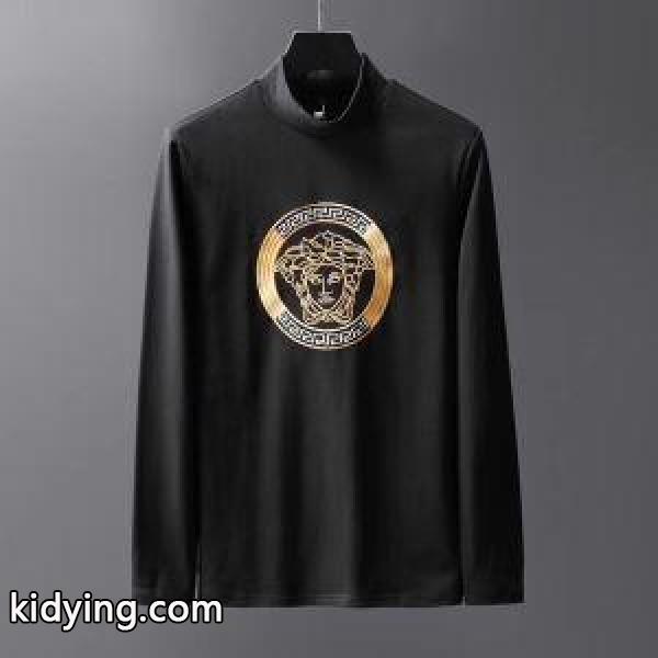 ヴェルサーチ VERSACE 長袖Tシャツ 2色可選 秋冬らしい落ち着いた雰囲気も演出 2019秋冬の必需品_ヴェルサーチ VERSACE_ブランド コピー 激安(日本最大級)-0
