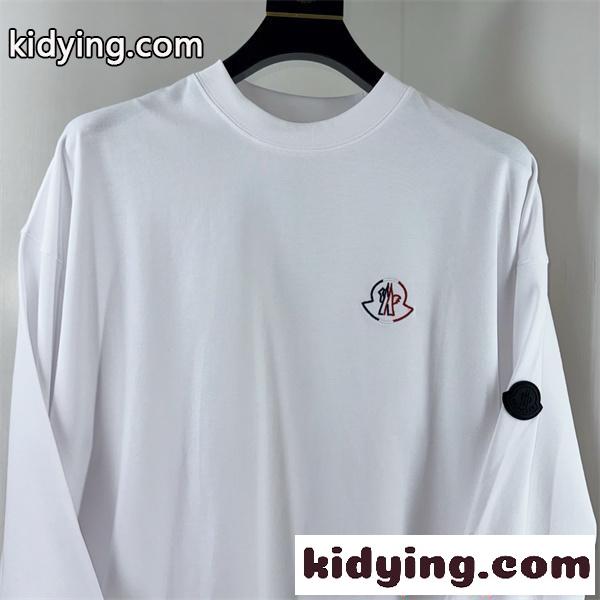 長袖Tシャツ MONCLER モンクレール コピー 春秋 2026新作 ワンポイント 洗練 トレンド-4