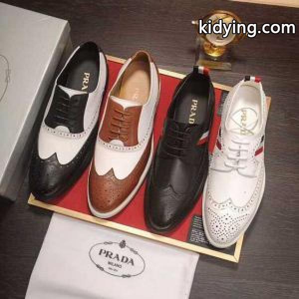 ファッションの最先端！プラダ 2018年秋冬シーズン PRADA 4色可選 ビジネスシューズ格上げ！_ビジネスシューズ_メンズファッション_スーパーコピーブランド激安通販 専門店-0