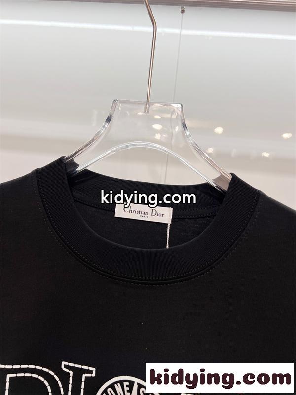 STONE ISLAND*DIOR ディオール コピー 注目商品 半袖Tシャツ ロゴ刺繍 ソフトコットン シンプル-6