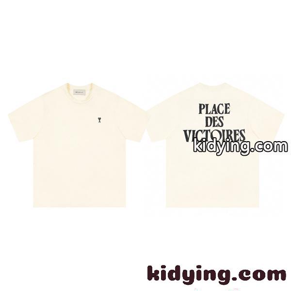 洗練 新登場 半袖Tシャツ カジュアル デイリーコーデ AMI PARIS アミ パリス コピー-0