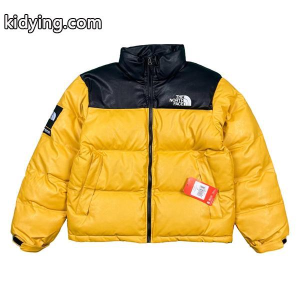 Supreme x The North Face 17fw  Leather Nuptse Jacket  冬ファッションコーデの幅も広がる シュプリーム  ダウンジャケット コピー 激安(日本最大級)-0
