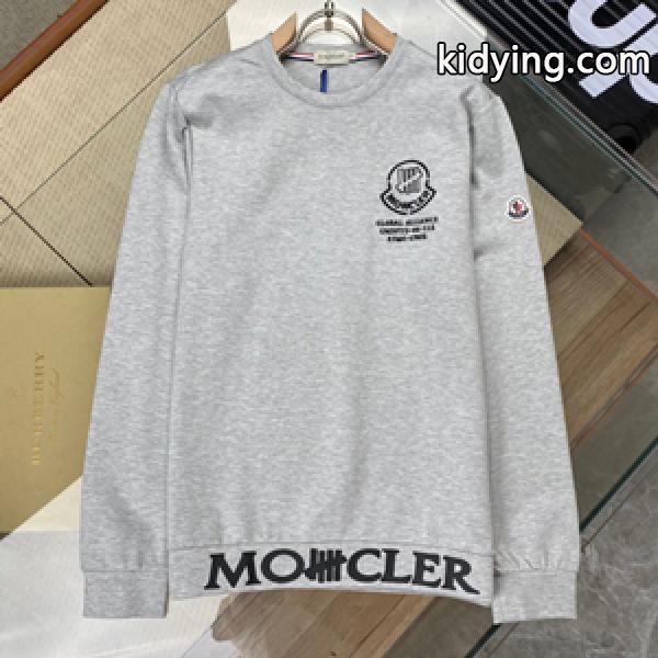 高品質着回し抜群 MONCLER 偽物 スエットシャツ 男女兼用 3色可選 シンプルでクリーンなルックス-0