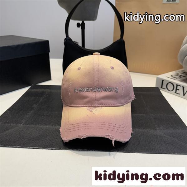 アレキサンダーワン コピー キャップ Alexander wang グラデーションカラー ダメージ 個性派 トレンド小物-0
