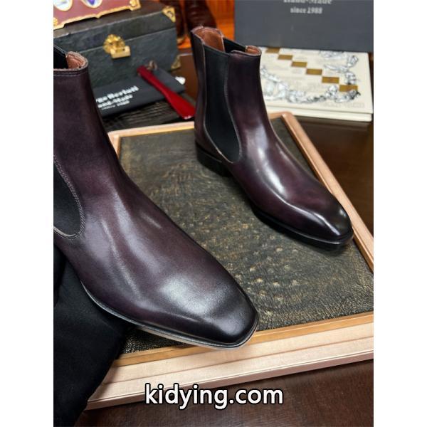 Berluti ベルルッティ コピー 洗練 実用的 2026新作 必須 サイドゴアブーツ-2
