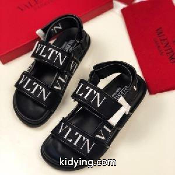 ヴァレンティノ サンダル レディース 今季で一番入手困難の限定アイテム コピー VALENTINO VLTN ブルー ブラック 最低価格-0