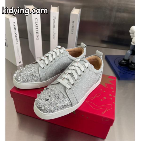 赤色のCHRISTIAN LOUBOUTIN クリスチャンルブタン スニーカー メンズ お買い得のハイカットスニーカー 靴_クリスチャンルブタン CHRISTIAN LOUBOUTIN_ブランド コピー 激安(日本最大級)-0