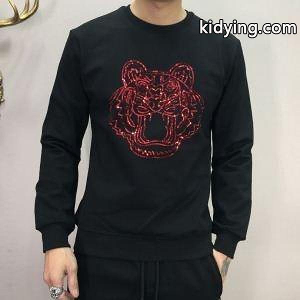 フィリッププレイン 激安超激得100%新品着回し効きロングシーズン大活躍パーカー紳士服通勤通学ブラック秋冬対応-0