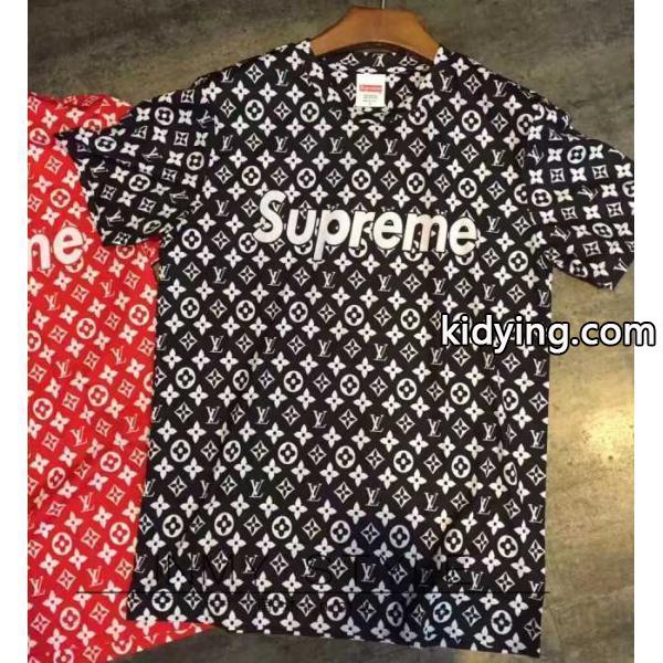 親和性抜群なSupreme x LV BOX LOGO Tee シュプリーム 　半袖Tシャツ 2色可選心地はまさに大人の_半袖Tシャツ_メンズファッション_スーパーコピーブランド激安通販 専門店-0