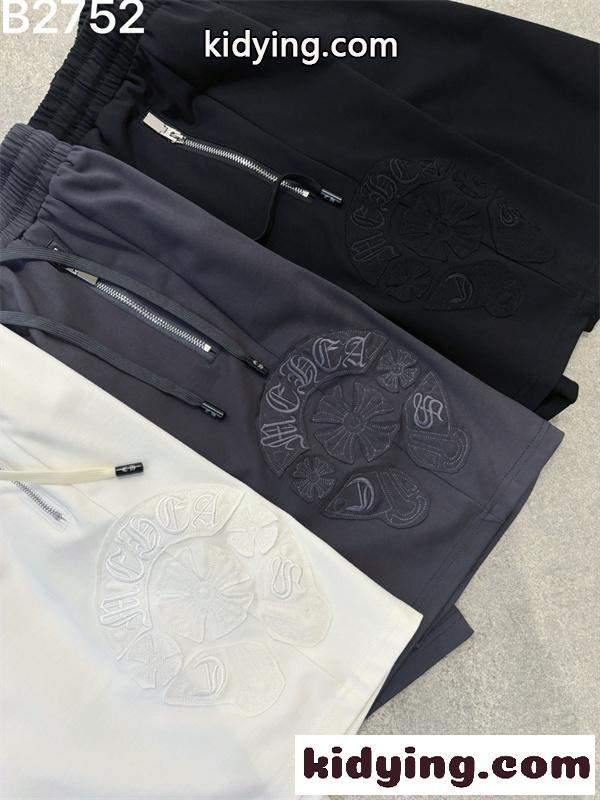機能系 CHROME HEARTS ジップポケット クロムハーツ コピー ハーフパンツ ブラック ストレッチ 快適-7