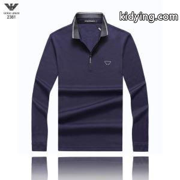 3色可選 長袖Tシャツ アルマーニ ARMANI 真冬にもうまく着こなせる 2019年秋冬最新のトレンド_アルマーニ ARMANI_ブランド コピー 激安(日本最大級)-1