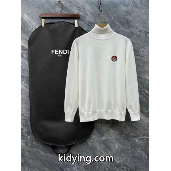 2025秋冬最新・上質感仕上げ ワンポイントタートルニット 人気 FENDI フェンディ コピー-1