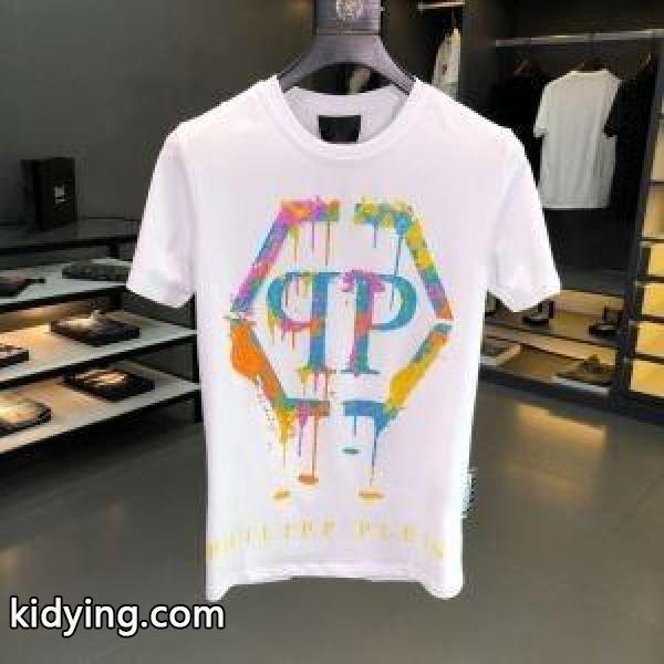 Tシャツ/半袖PHILIPP PLEIN きれいめな印象で着こなし 2色可選フィリッププレイン 春夏2019年の最新アイテム_フィリッププレイン PHILIPP PLEIN_ブランド コピー 激安(日本最大級)-1