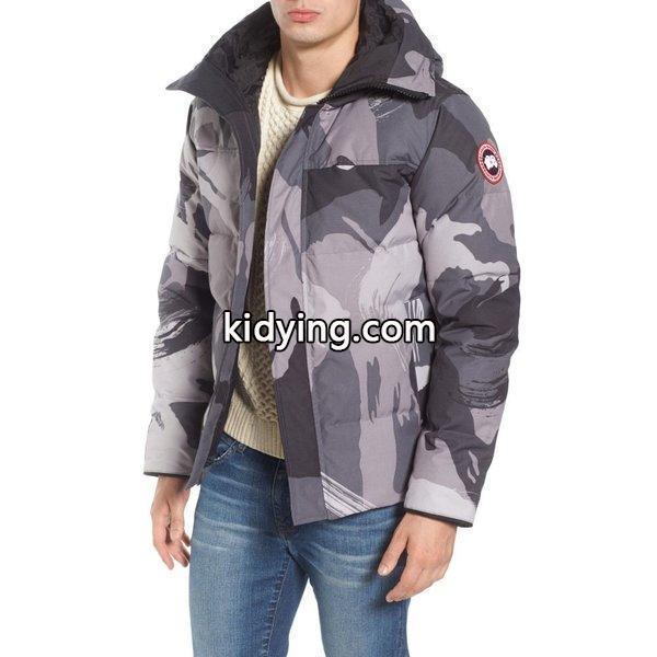 カナダグース メンズ コート アウター MacMillan Slim Fit Hooded Parka Grey Brush Camo :dp3-1103561-665539:フェルマート エフ fermart ef - 通販ショッピング-0
