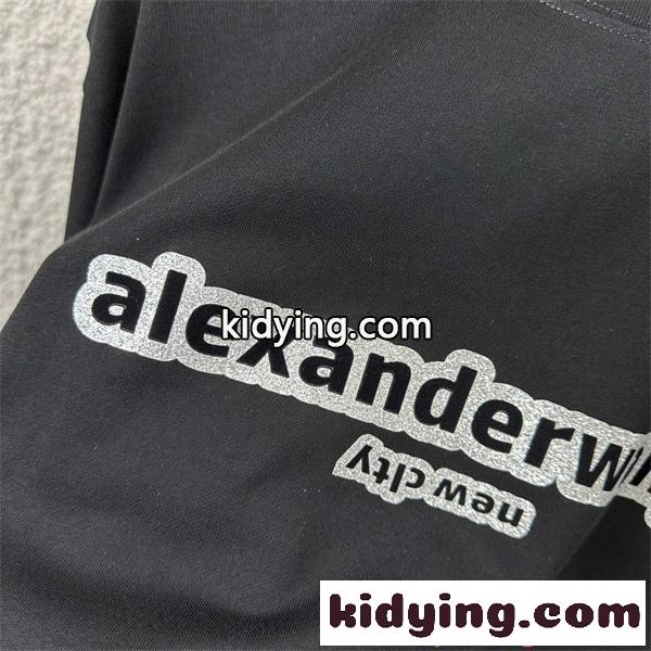 半袖Tシャツ プリント 清潔感 シンプル アレキサンダーワン コピー Alexander wang ベーシック 2026新作-7