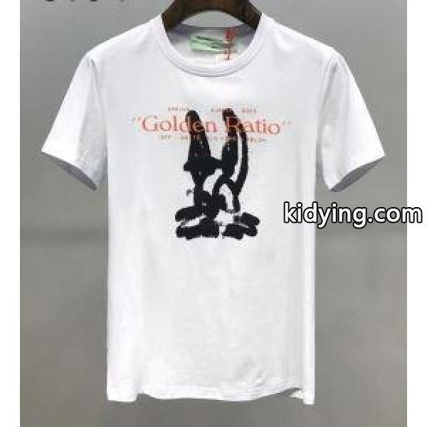 2色可選 春夏トレンドの取り入れる 半袖Tシャツ ココチイイ春夏柄が魅力 Off-White オフホワイト_Off-White オフホワイト_ブランド コピー 激安(日本最大級)-0
