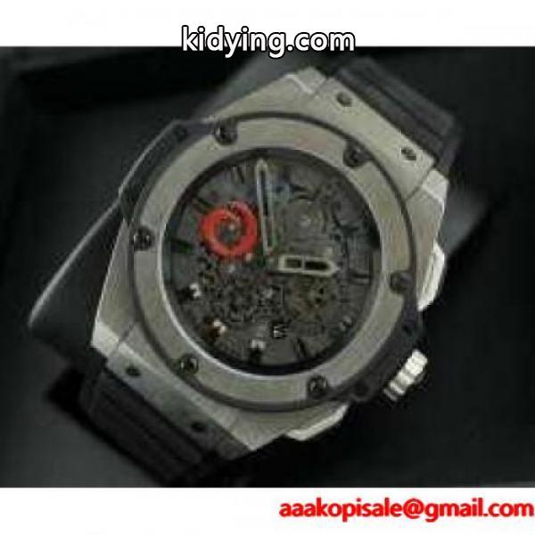 自動巻き HUBLOT キングパワー フドロワイヤント グレーとブラック ウブロ 時計 メンズ 715CI1110RX 超激得高品質_ウブロ Hublot_ブランド コピー 激安(日本最大級)-0