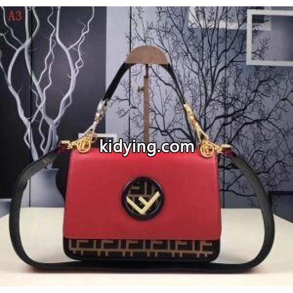 KAN I FBrown leather bag8BT284A651F13VKFENDIフェンディ 激安コーディネートしやすいバッグ機能性5色展開-2