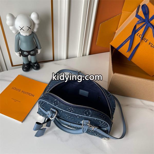 LOUIS VUITTON ルイヴィトン コピー トレンド素材 デニム ハンドバッグ 上品カジュアル-7