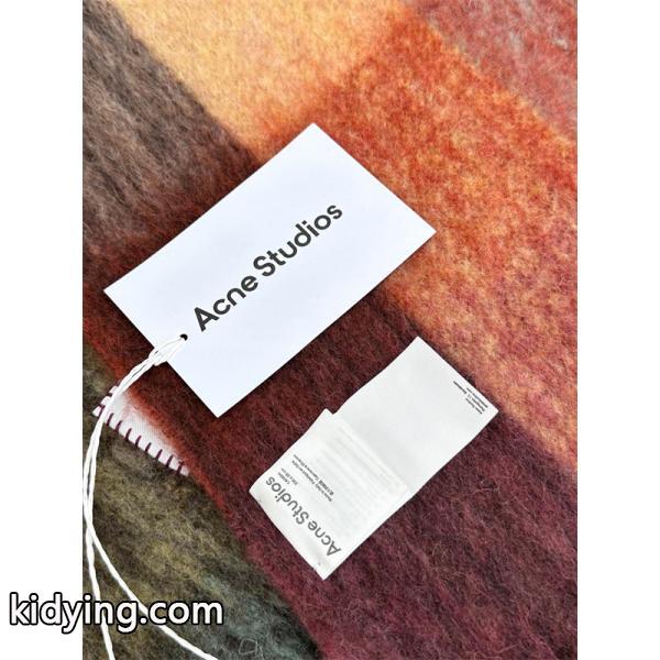 あったか マルチカラー チェック ACNE STUDIOS アクネ ストゥディオズ コピー マフラー 個性派-6
