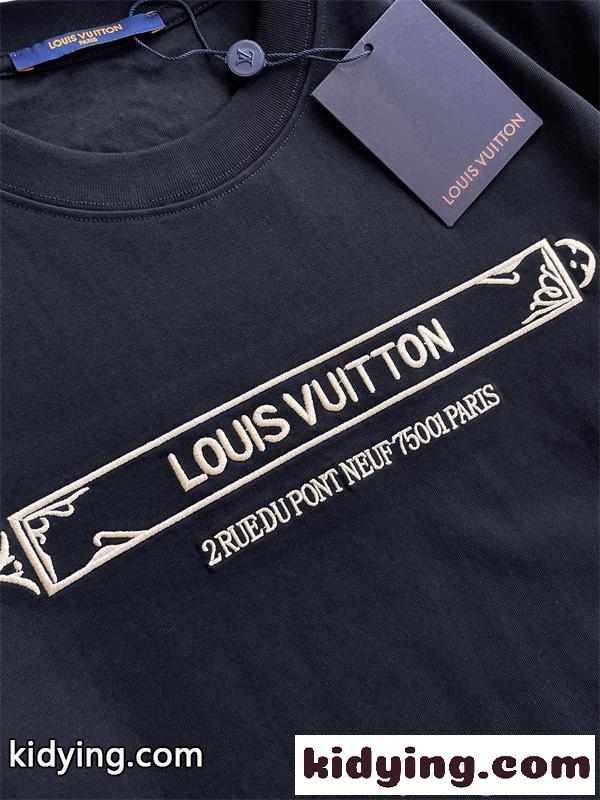 都会派デザイン 半袖Tシャツ メンズ ミニマル LOUIS VUITTON ルイヴィトン コピー-4