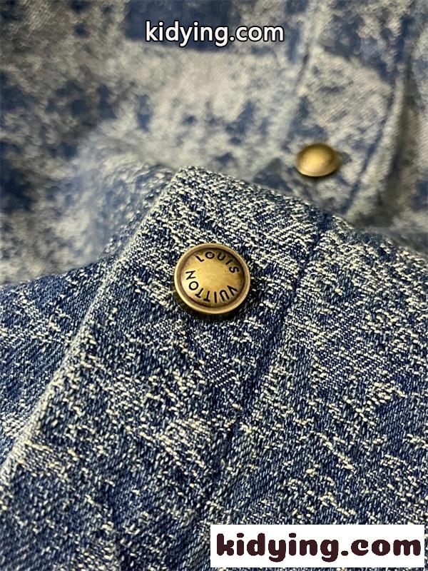 2026大人気ルイビトンコピーLOUIS VUITTON☆☆1AJC88デニム ショートスリーブシャツ-4