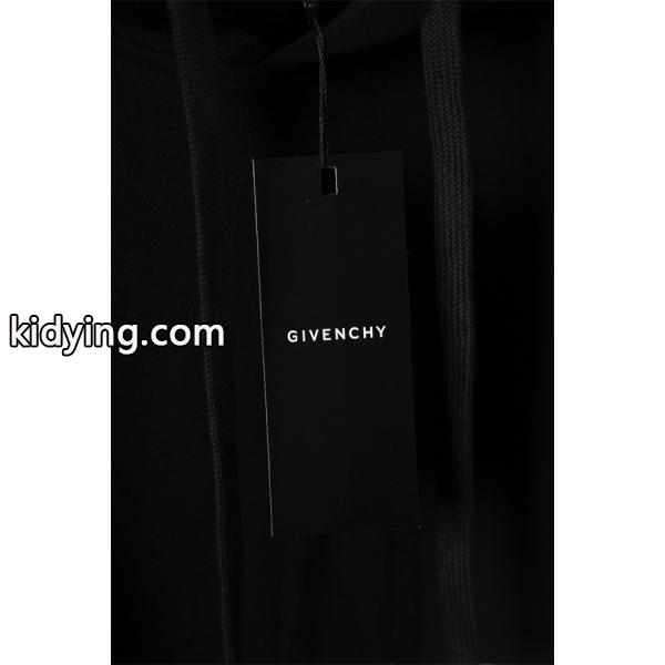 ジバンシー GIVENCHY コピー 秋冬クリーン 高級な 定番 ホワイト ブラックロゴ パーカー-5