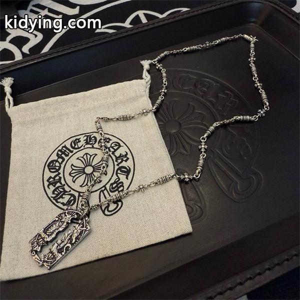 CHROME HEARTS クロムハーツ コピー 新登場 ゴシック調クロスネックレス 重厚 話題沸騰-5