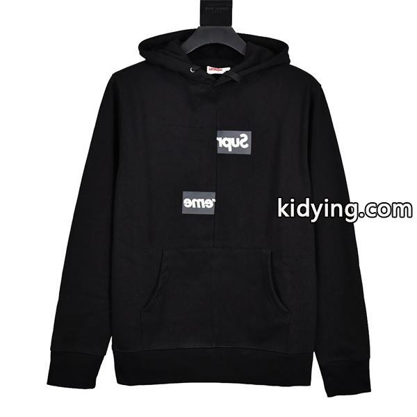 Supreme CDG Split Box Logo Sweatshirt限定_シュプリームパーカーコピー SUPREME_ブランド コピー 激安(日本最大級)-0