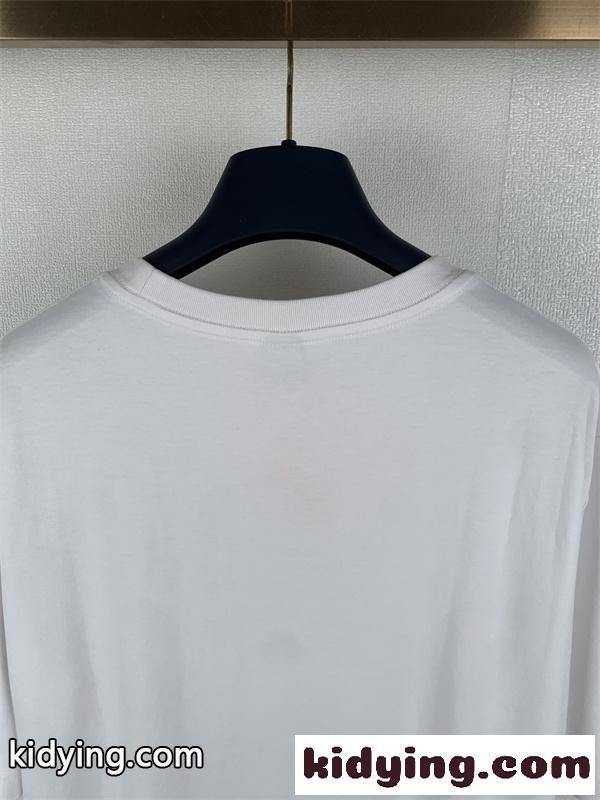 ワンポイントロゴ レザーテイストディテール ミニマルモード BERLUTI ベルルッティ コピー 半袖Tシャツ 旬ア-4