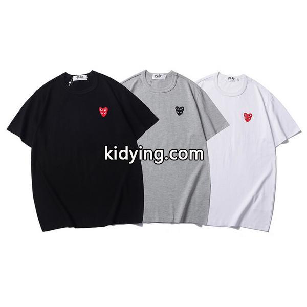 様々なボトムスに合わせやすいCOMME des GARCONSメンズＴシャツコピー 3色展開-0
