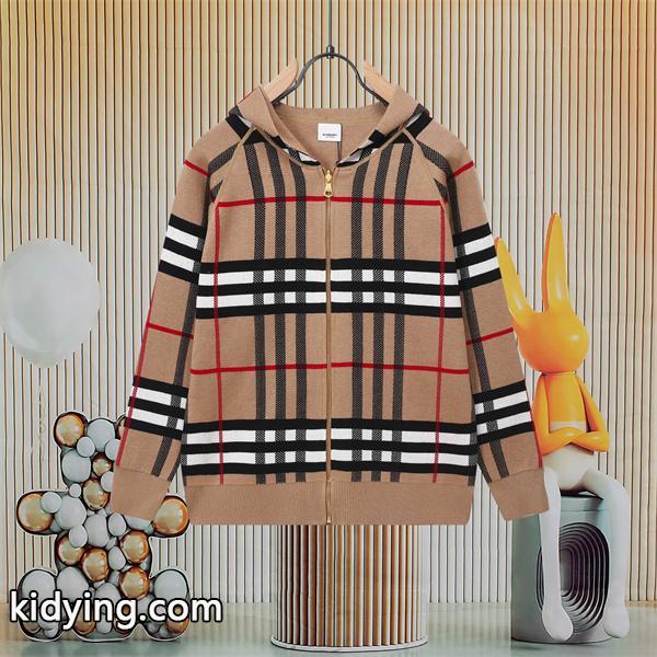 バーバリー コピー BURBERRY 好評続出 2025秋冬特製 クラシックチェック ニットパーカー-0